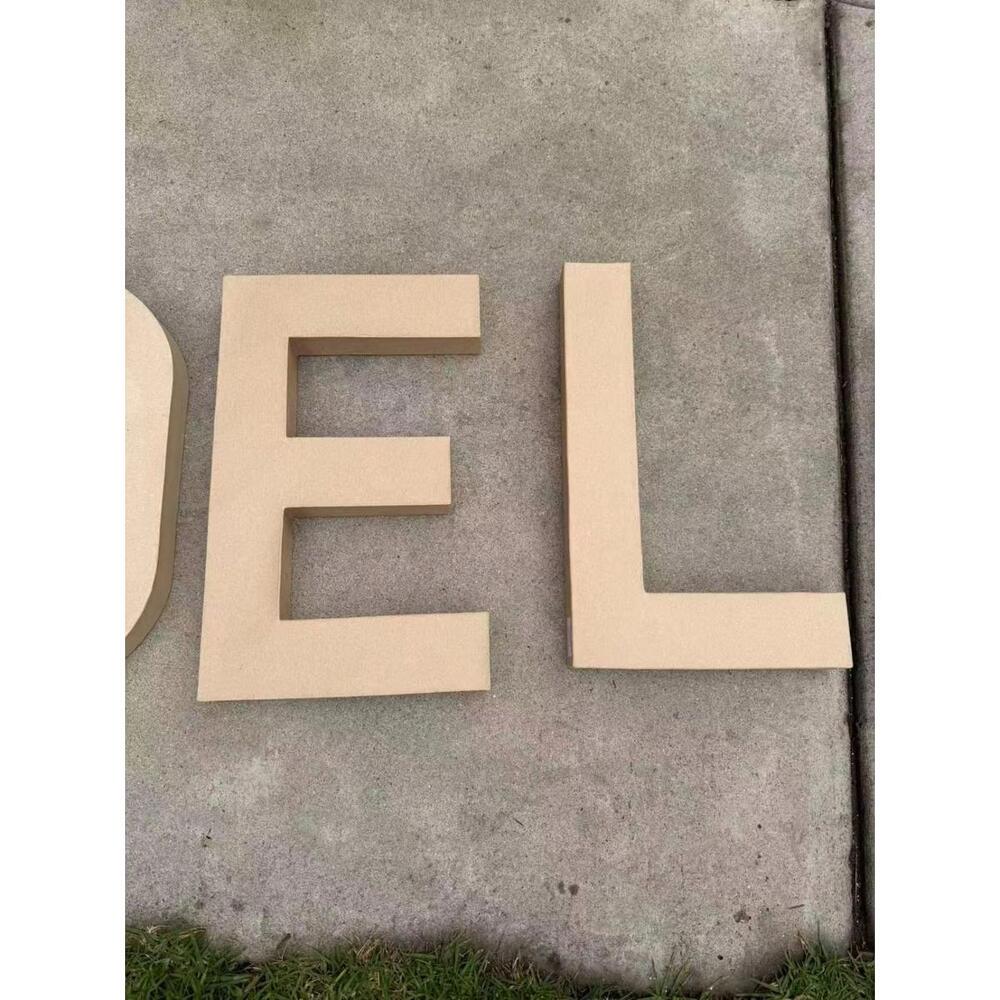 Lot of 6 Hobby Lobby Paper Mache Letters 16” Craft Decor Wall Sign - Picture 3 of 8